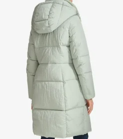 Cole Haan Puffer Jackets|Outerwear*Women's Faux-Fur Collar Puffer Coat Sage