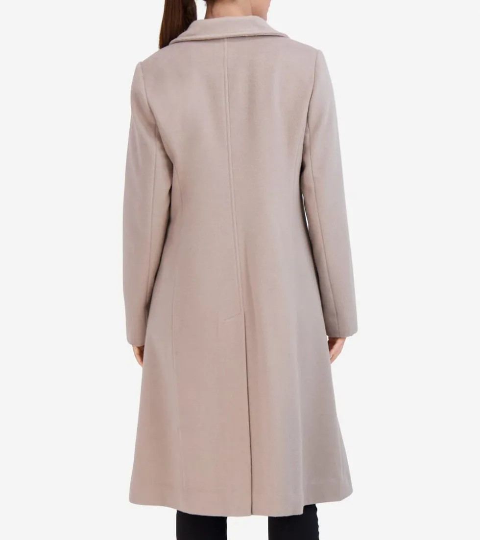 Cole Haan Wool Coats|Trench Coats*Women's Flared Dress Coat Stone