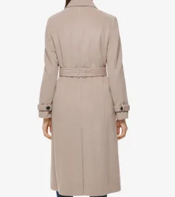 Cole Haan Wool Coats|Trench Coats*Women's Flared Trench Coat Stone