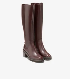 Cole Haan Boots*Women's Gema Tall Waterproof Lug Boots Madeira
