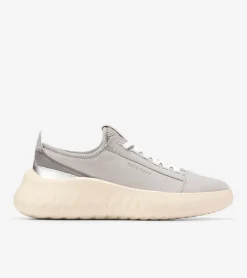Cole Haan Sneakers*Women's Generation ZER&Oslash;GRAND II Sneakers Drizzle-SilverMetallic-Ivory