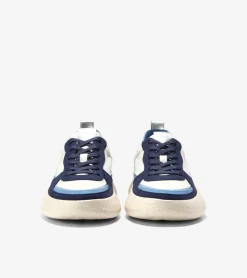 Cole Haan Sneakers*Women's Generation ZER&Oslash;GRAND II Court Sneakers Ivory-CelestialBlue