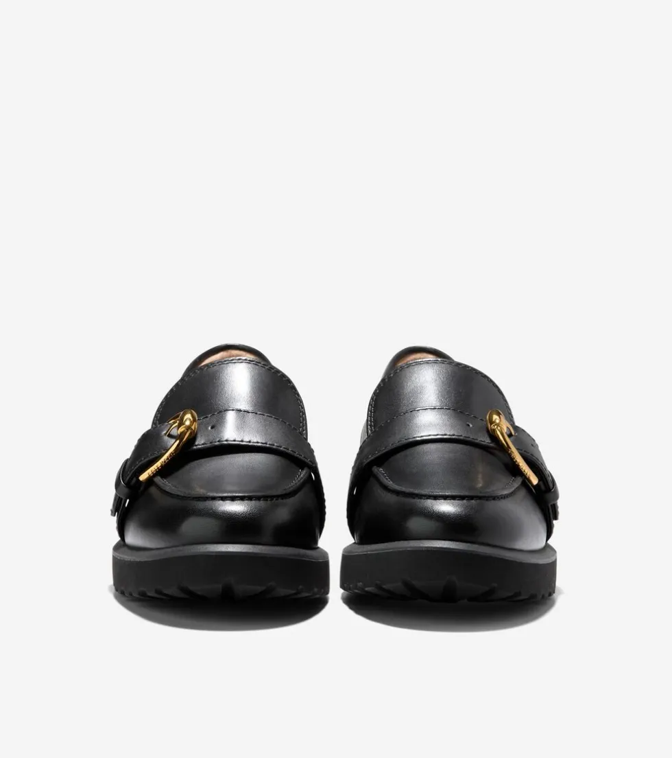 Cole Haan Dress Shoes|Loafers & Drivers*Women's Giana Buckle Loafers Black