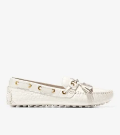 Cole Haan Loafers & Drivers*Women's Gissella Drivers IvoryCrocPrint