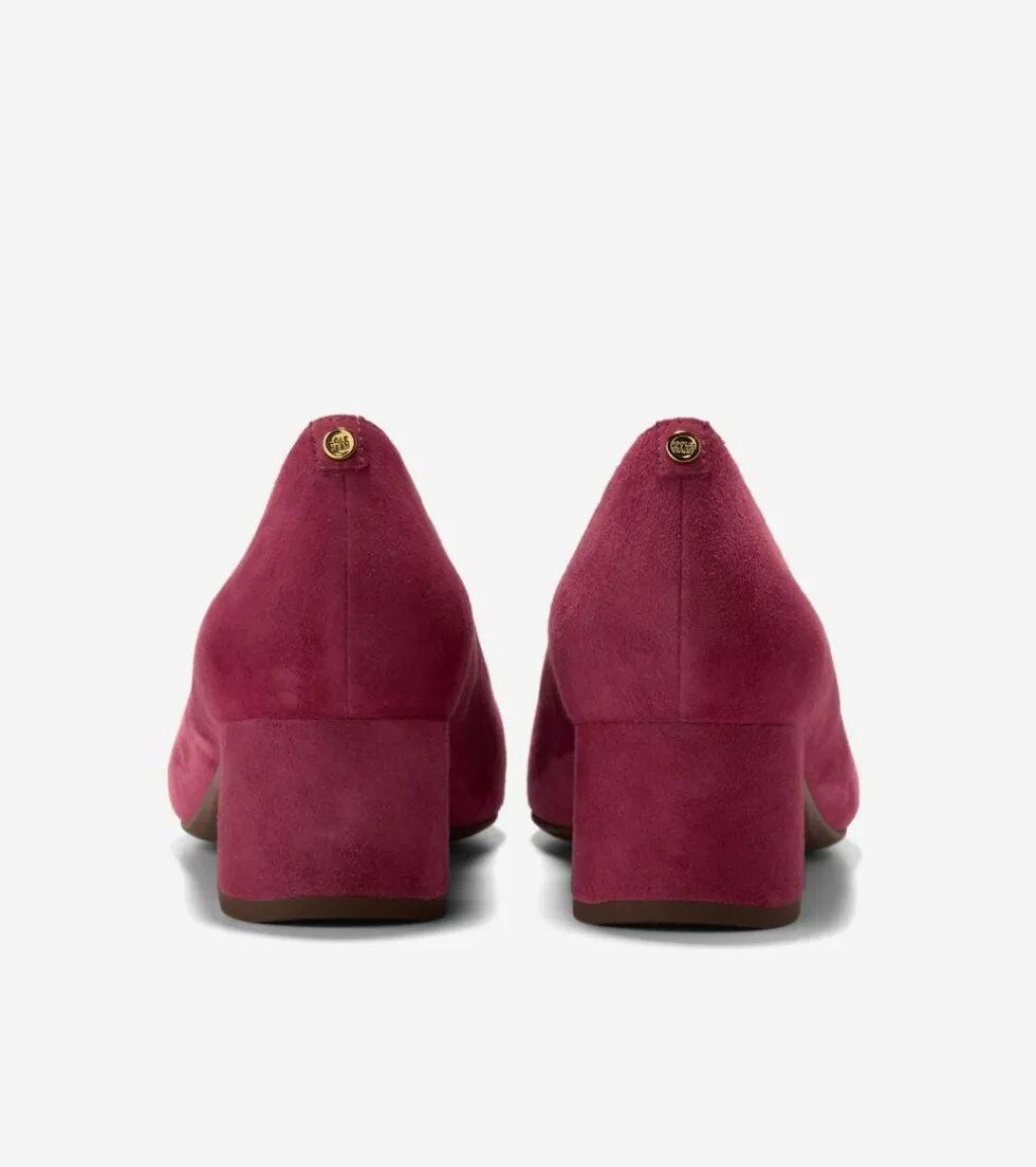Cole Haan Dress Shoes|Heels & Pumps*Women's Go-To Block Heel Pumps 45MM BlackCherryPatent