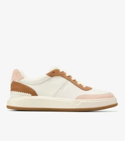 Cole Haan Sneakers*Women's Grandpr&oslash; Carissa Sneakers Ivory-Porcelain-GoldenHoney