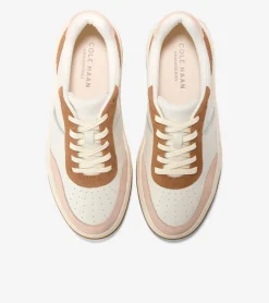 Cole Haan Sneakers*Women's Grandpr&oslash; Carissa Sneakers Ivory-Porcelain-GoldenHoney