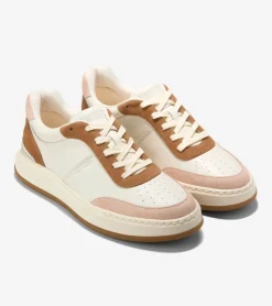 Cole Haan Sneakers*Women's Grandpr&oslash; Carissa Sneakers Ivory-Porcelain-GoldenHoney