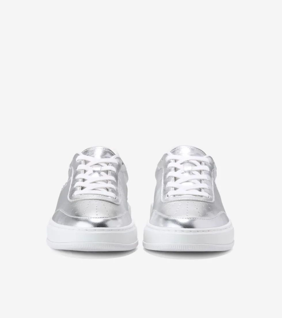 Cole Haan Sneakers*Women's GrandPrø Carissa Sneaker Silver-OpticWhite