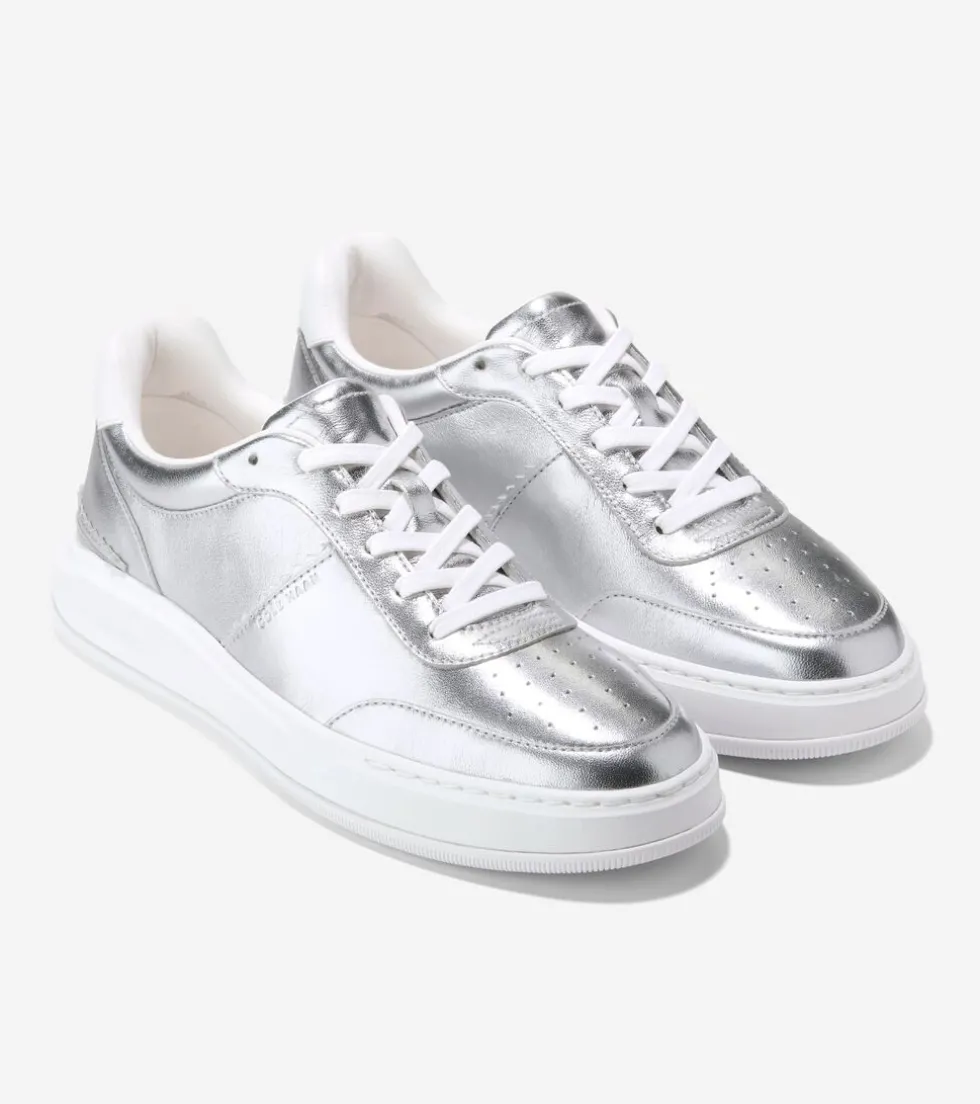 Cole Haan Sneakers*Women's GrandPrø Carissa Sneaker Silver-OpticWhite