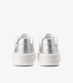 Cole Haan Sneakers*Women's GrandPrø Demi Slip-On Sneakers NimbusCloud-Silver-OpticWhite