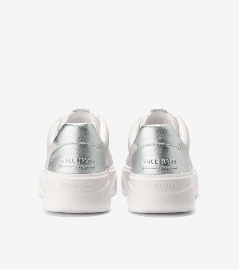 Cole Haan Sneakers*Women's GrandPrø Demi Slip-On Sneakers NimbusCloud-Silver-OpticWhite