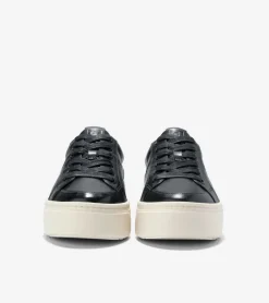 Cole Haan Sneakers*Women's GrandPr&oslash; Max Platform Sneakers Black-Ivory