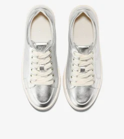 Cole Haan Sneakers*Women's GrandPrø Max Platform Sneakers SilverMetallic-Ivory