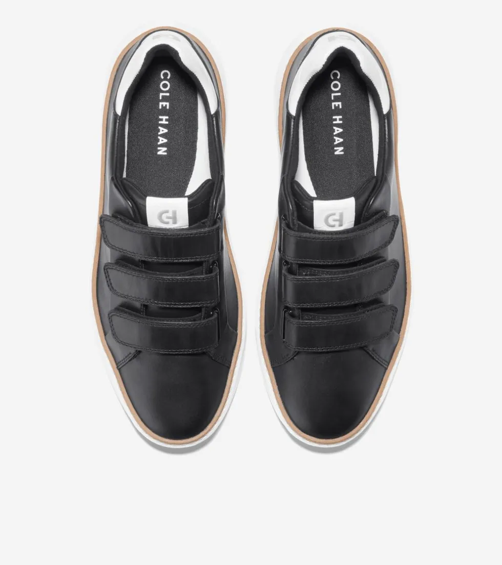 Cole Haan Sneakers*Women's GrandPrø Topspin Triple Strap Sneakers Black-OpticWhiteCroc