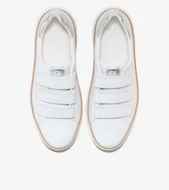 Cole Haan Sneakers*Women's GrandPr&oslash; Topspin Triple Strap Sneakers OpticWhite-Silver