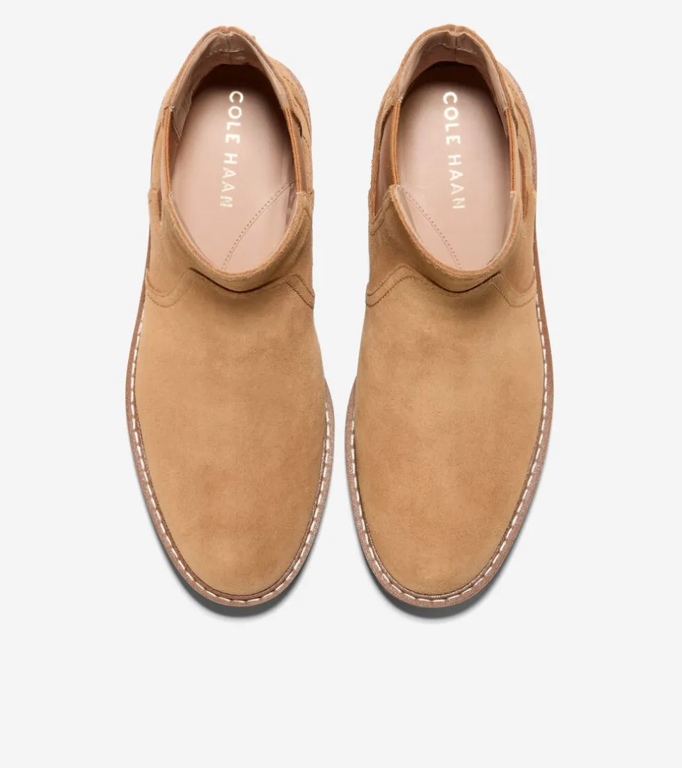 Cole Haan Boots*Women's Greenwich Waterproof Chelsea Boots GoldenToffee
