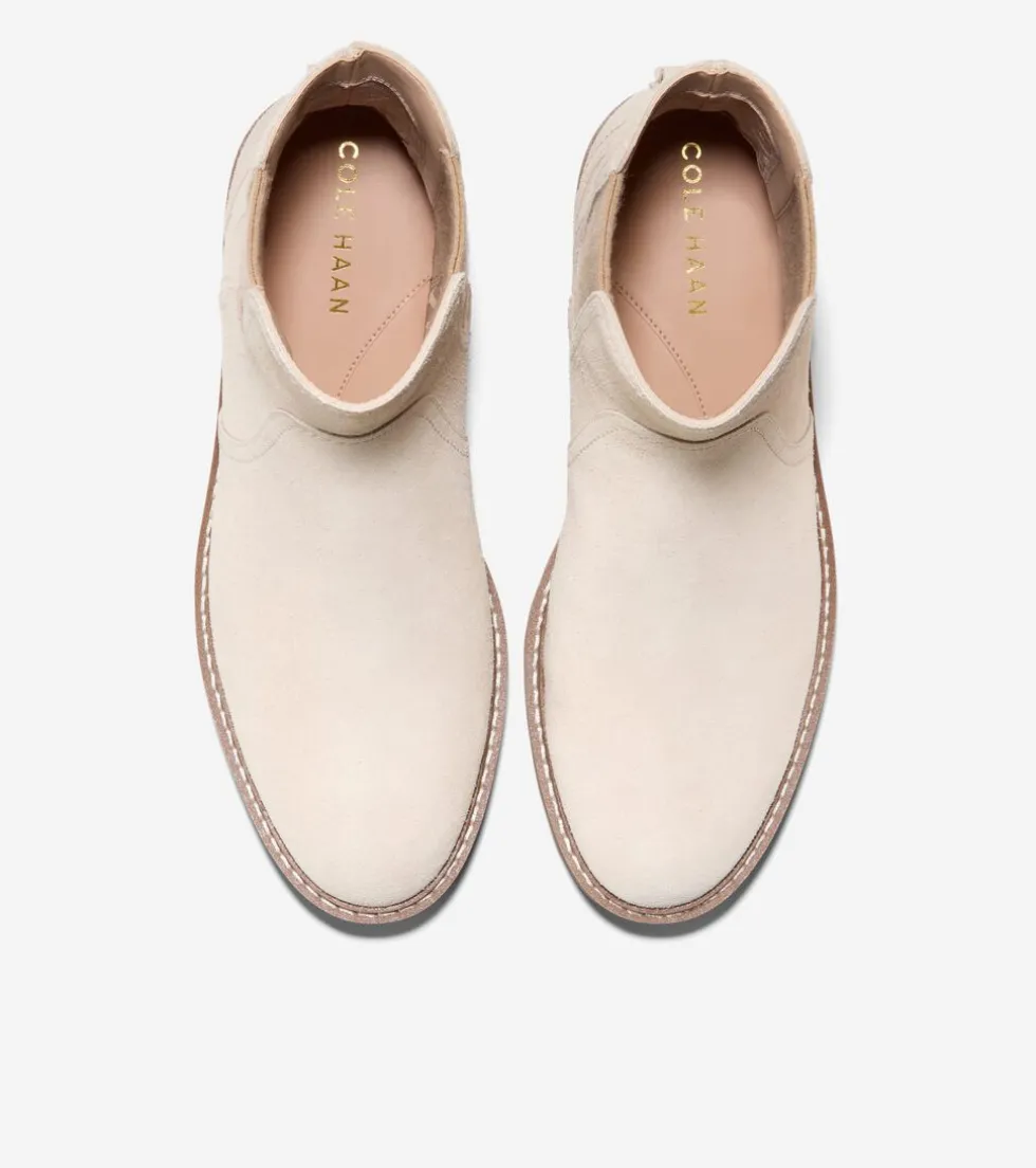 Cole Haan Boots*Women's Greenwich Waterproof Chelsea Boots Oat