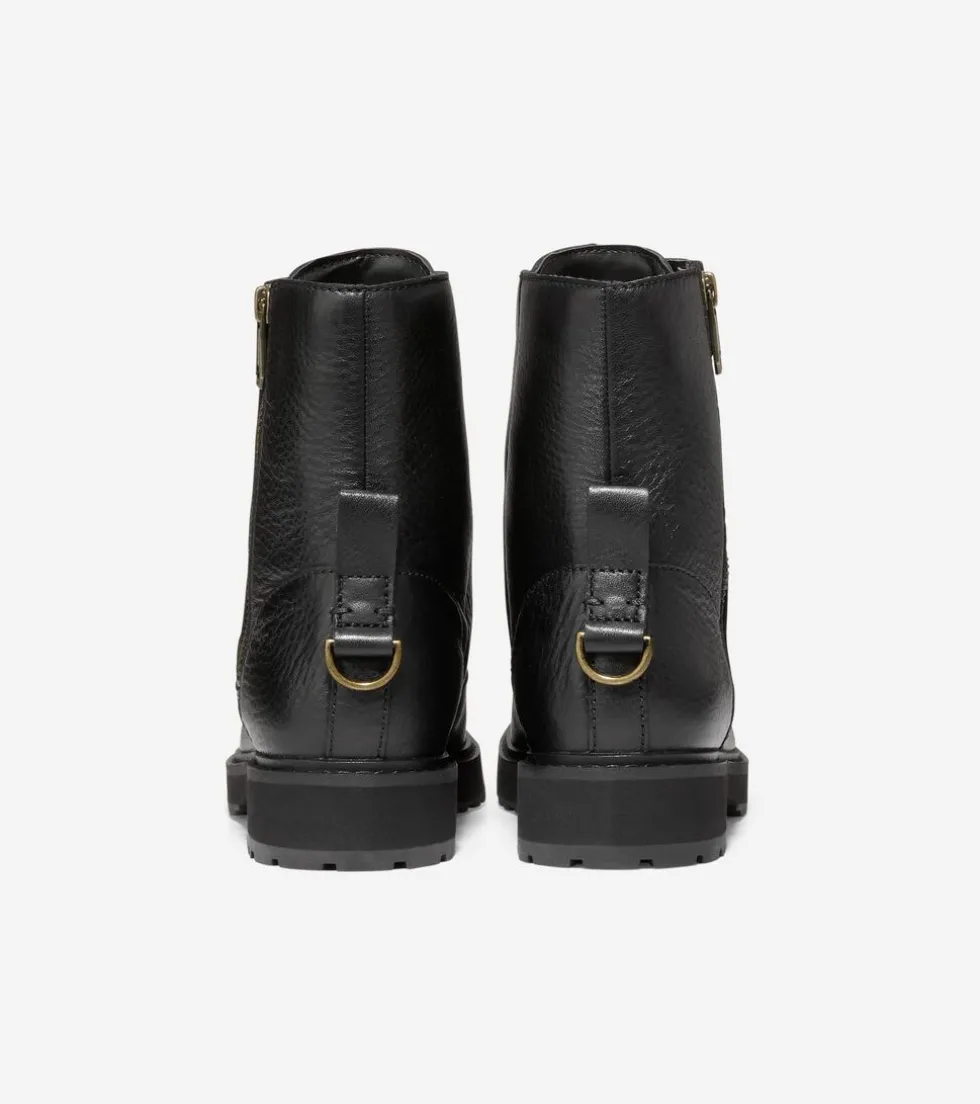 Cole Haan Boots*Women's Greenwich Waterproof Lace-Up Boots Black