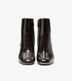 Cole Haan Dress Shoes|Boots*Women's Guiliana Ankle Boots ChocolateCrocPrint
