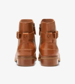 Cole Haan Boots*Women's Hampshire Buckle Ankle Boots BritishTan