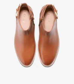 Cole Haan Boots*Women's Hampshire Buckle Ankle Boots BritishTan