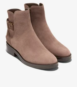Cole Haan Boots*Women's Hampshire Buckle Ankle Boots Lava