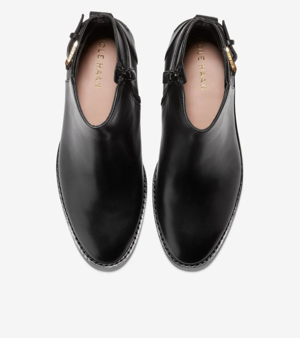 Cole Haan Boots*Women's Hampshire Buckle Ankle Boots Black