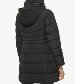 Cole Haan Puffer Jackets|Quilted Jackets*Women's Hidden-Hood Puffer Coat Black