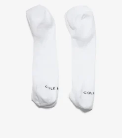 Cole Haan Socks*Women's Knit Ballet Sock Liner - 2 Pack White