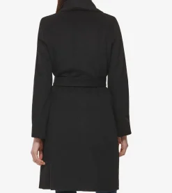Cole Haan Trench Coats|Outerwear*Women's Long Wool Wrap Coat Black