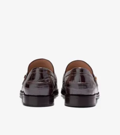 Cole Haan Dress Shoes|Loafers & Drivers*Women's Lux Pinch Penny Loafers ChocolateCrocPrint