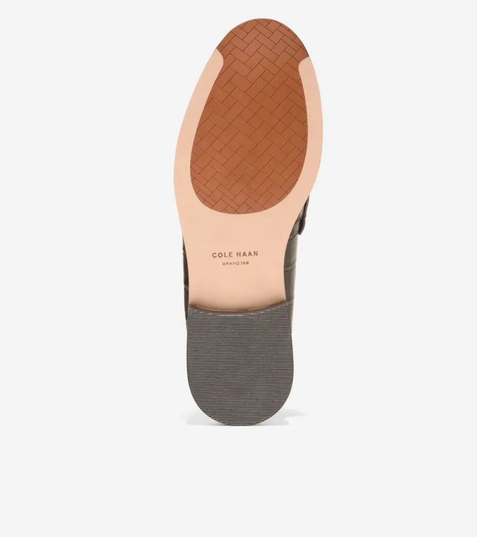Cole Haan Dress Shoes|Loafers & Drivers*Women's Lux Pinch Penny Loafers ChocolateCrocPrint