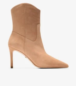 Cole Haan Dress Shoes|Boots*Women's Mackenna Western Stiletto Boots BlushTan