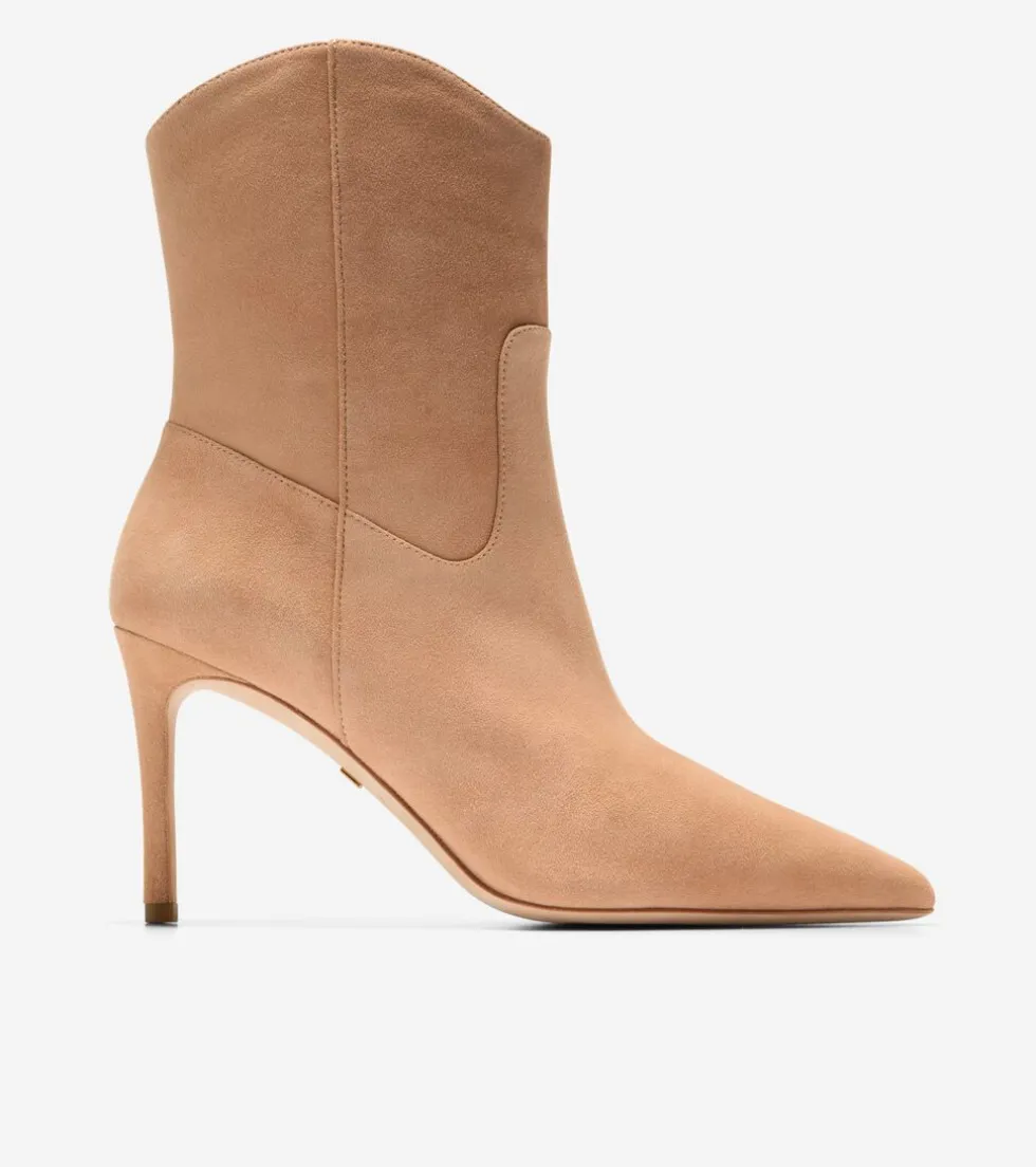 Cole Haan Dress Shoes|Boots*Women's Mackenna Western Stiletto Boots BlushTan