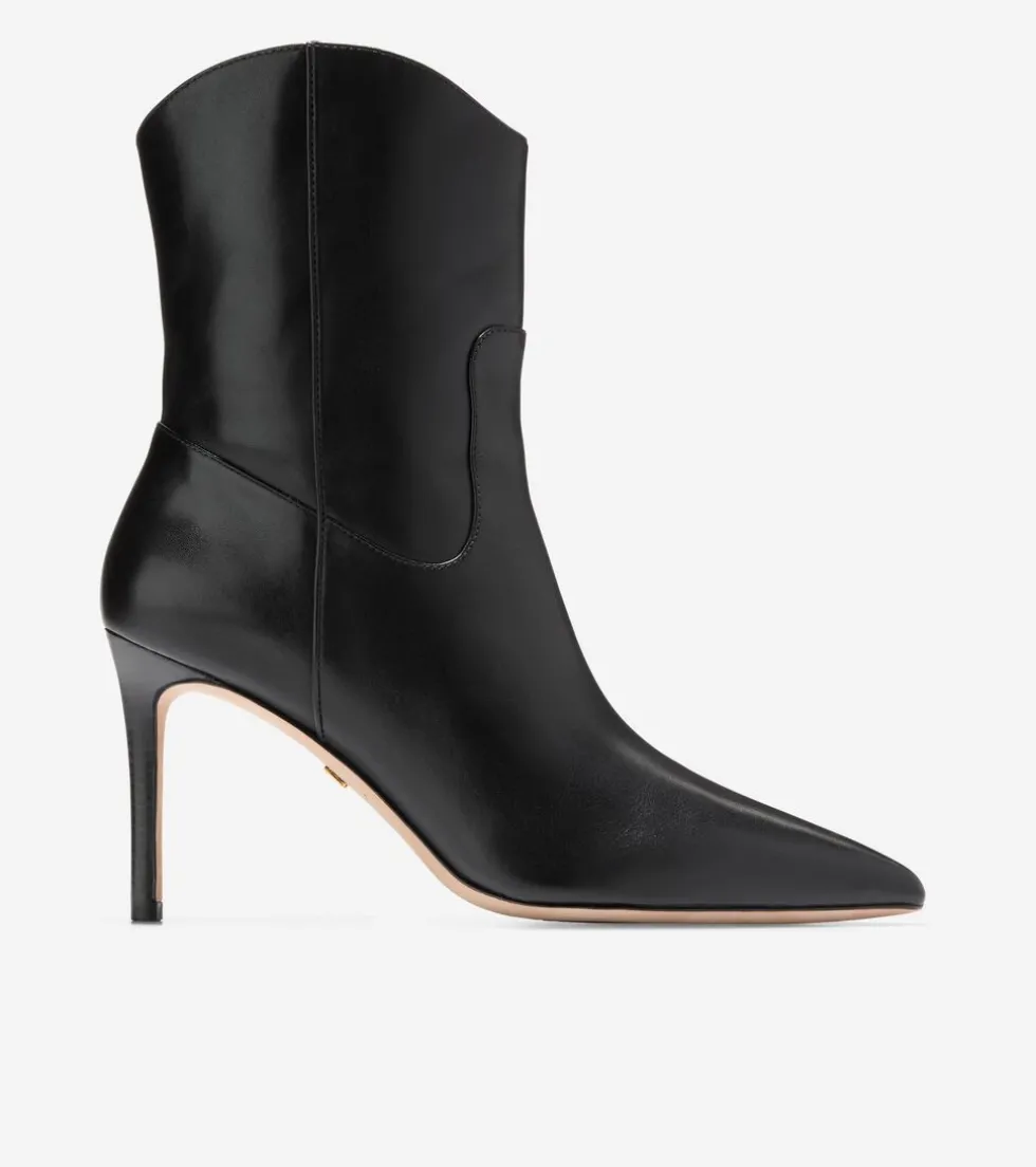 Cole Haan Dress Shoes|Boots*Women's Mackenna Western Stiletto Boots Black
