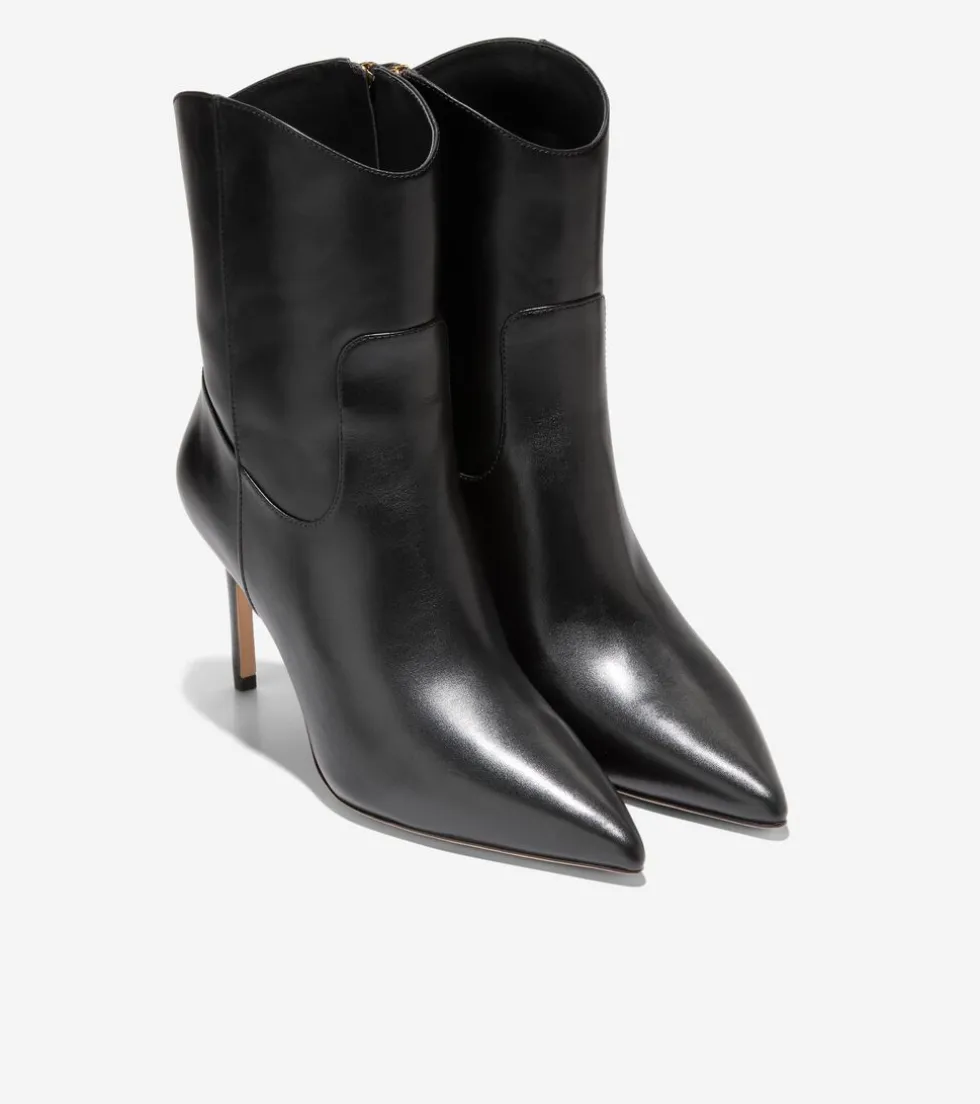 Cole Haan Dress Shoes|Boots*Women's Mackenna Western Stiletto Boots Black