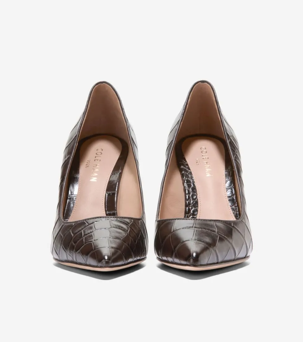 Cole Haan Dress Shoes|Heels & Pumps*Women's Mckeyla Pumps 85MM ChocolateCrocPrint