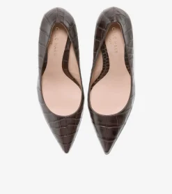Cole Haan Dress Shoes|Heels & Pumps*Women's Mckeyla Pumps 85MM ChocolateCrocPrint