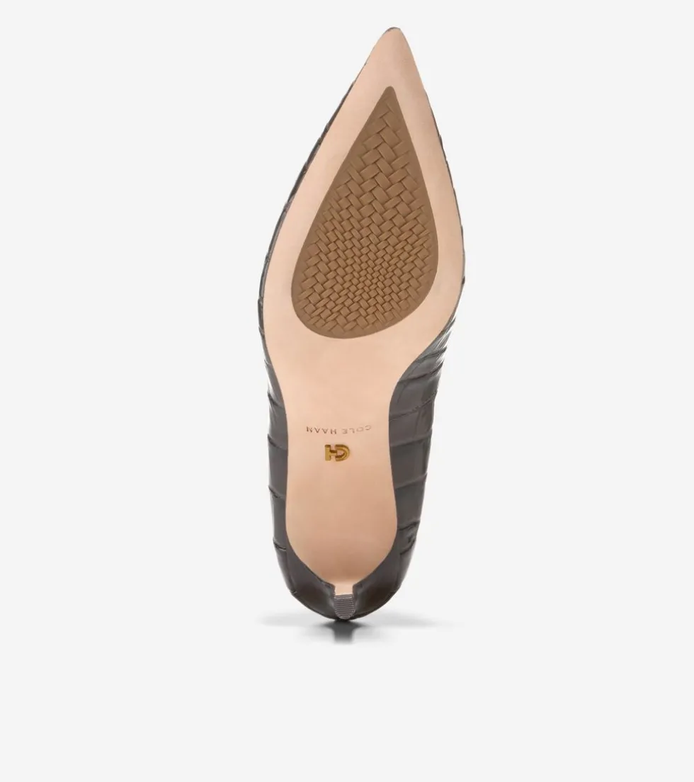 Cole Haan Dress Shoes|Heels & Pumps*Women's Mckeyla Pumps 85MM ChocolateCrocPrint