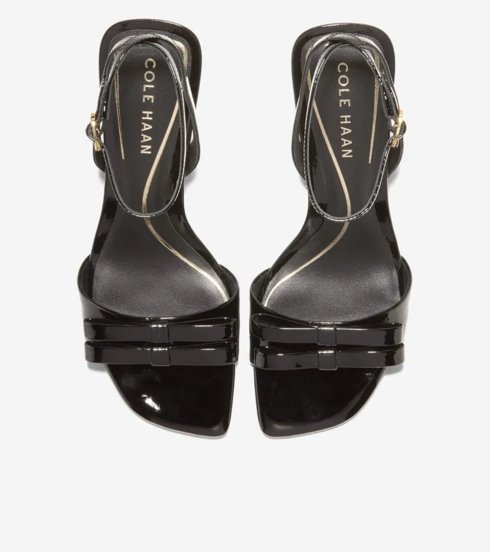 Cole Haan Sandals|Dress Shoes*Women's Noella Bow Sandals BlackPatent