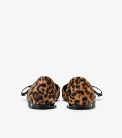 Cole Haan Dress Shoes|Flats & Ballets*Women's Noella Bow Skimmer Flats LeopardPrint
