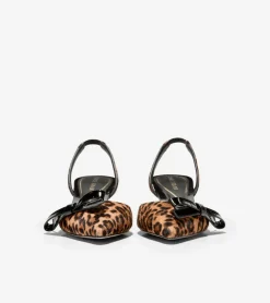 Cole Haan Dress Shoes|Heels & Pumps*Women's Noella Bow Slingback Pumps LeopardPrint