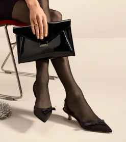 Cole Haan Dress Shoes|Heels & Pumps*Women's Noella Bow Slingback Pumps BlackCrystal