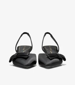Cole Haan Dress Shoes|Heels & Pumps*Women's Noella Bow Slingback Pumps BlackCrystal