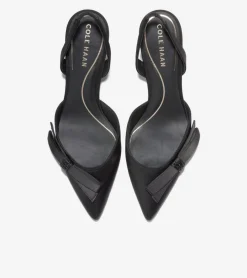 Cole Haan Dress Shoes|Heels & Pumps*Women's Noella Bow Slingback Pumps BlackCrystal