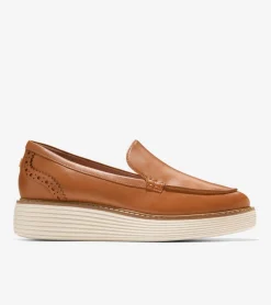 Cole Haan Dress Shoes|Loafers & Drivers*Women's &Oslash;riginalGrand Platform Venetian Loafer Pecan-Ivory