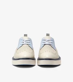 Cole Haan Oxfords*Women's ØriginalGrand Platform Wingtip Oxfords Heather-FolkstoneGray-Ivory