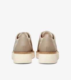 Cole Haan Oxfords*Women's ØriginalGrand Stitchlite™ Platform Wingtip Oxfords RyeKnit-IvoryStitchlite™