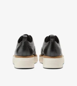 Cole Haan Dress Shoes|Oxfords*Women's &Oslash;riginalGrand Platform Wingtip Oxfords Black-Ivory